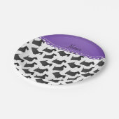 Persoonlijke naam Witte schotse schrikhonden Papieren Bordje (Gekanteld)