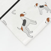 Persoonlijke naam Witte vossenjacht Fleece Deken (Hoek)