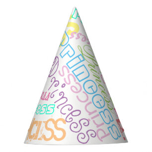 Persoonlijke naam/woord aangepaste kleuren feestho feesthoedjes