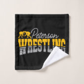 Persoonlijke NAAM Wrestling School Team Wrestler Bad Handdoek (Wasdoekje)