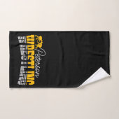 Persoonlijke NAAM Wrestling School Team Wrestler Bad Handdoek (Handdoek)