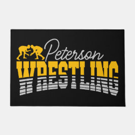 Persoonlijke NAAM Wrestling School Team Wrestler Deurmat
