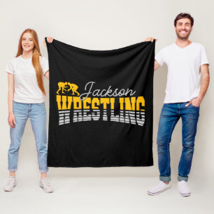 Persoonlijke NAAM Wrestling School Team Wrestler Fleece Deken