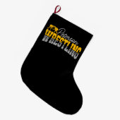 Persoonlijke NAAM Wrestling School Team Wrestler Grote Kerstsok (Voorkant (Hangend))