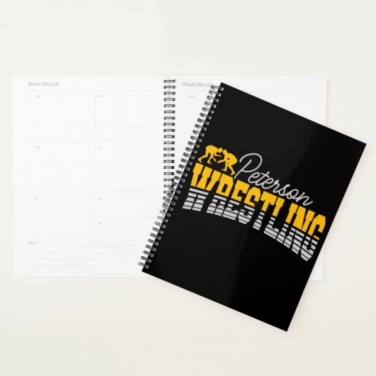 Persoonlijke NAAM Wrestling School Team Wrestler Planner (Display)