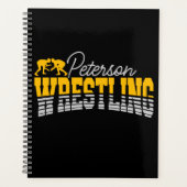 Persoonlijke NAAM Wrestling School Team Wrestler Planner (Voorkant)