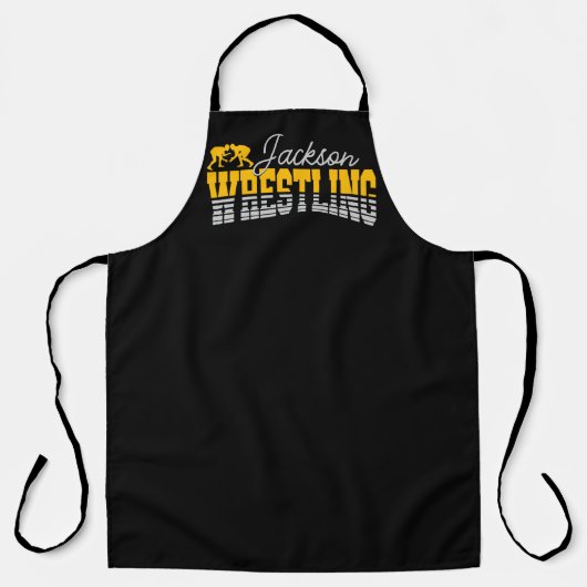 Persoonlijke NAAM Wrestling School Team Wrestler Schort (Voorkant)