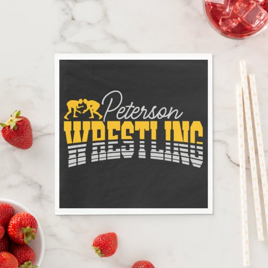 Persoonlijke NAAM Wrestling School Team Wrestler Servet (Insitu)