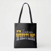 Persoonlijke NAAM Wrestling School Team Wrestler Tote Bag (Voorkant)