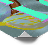 Persoonlijke naam Zeemeermin bevestiging Poster (Hoek)