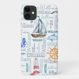 Persoonlijke naam zezeilschip Case-Mate iPhone case