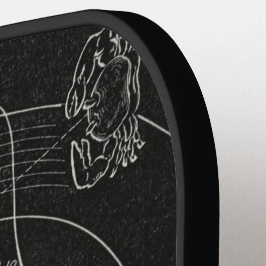 Persoonlijke naam Zodiac, horoscoop, astrologie Pickleball Paddle (Links Detail)