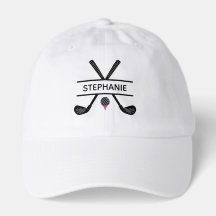 Persoonlijke naam Zwart Wit Roze Golf