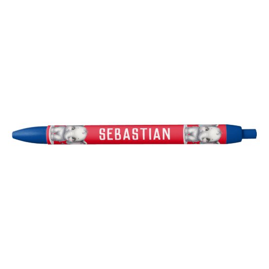 Persoonlijke naam zwarte inkt pen (Voorkant)