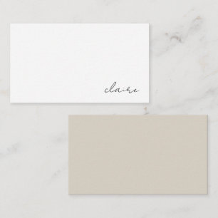 Persoonlijke naamartikelen informatiekaartje