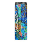 Persoonlijke naambalk in stijl thermosbeker (Achterkant)