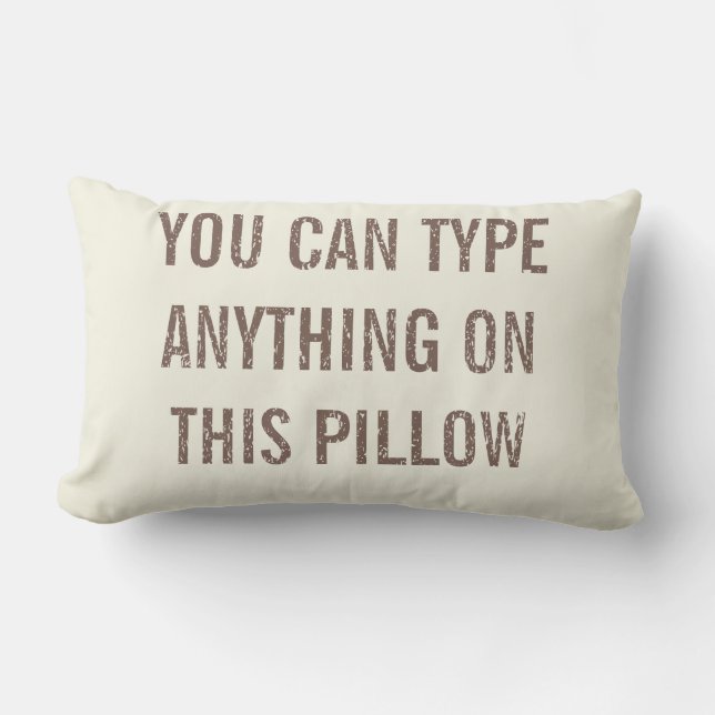 Persoonlijke naambalk voor verhit Cream Buitenkussen (Voorkant)