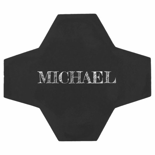 Persoonlijke naambalkafstelling voetbal (Enkel)