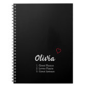 Persoonlijke naamdefinitie notitieboek (Voorkant)