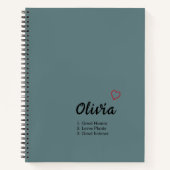 Persoonlijke naamdefinitie notitieboek (Voorkant)