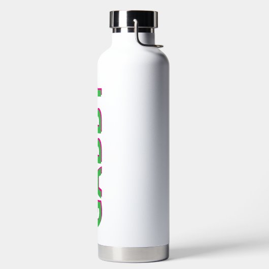 Persoonlijke naamfles - Aangepaste skinny verjaard Waterfles (Links)