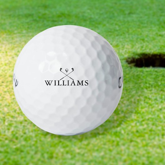 Persoonlijke naamgolfclubs golfballen