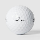 Persoonlijke naamgolfclubs golfballen (Voorkant)