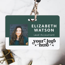 Persoonlijke naamkaart aan een lint Event ID met f Badge