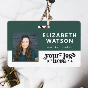 Persoonlijke naamkaart aan een lint Event ID met f Badge