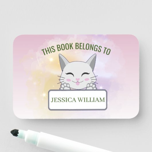 Persoonlijke naamkaartje, Terug naar schoolnaampla Naamplaatje (In situ)