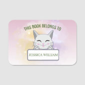 Persoonlijke naamkaartje, Terug naar schoolnaampla Naamplaatje (Voorkant)