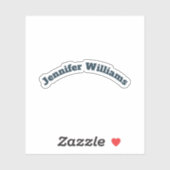Persoonlijke naamlabels sticker (Vel)