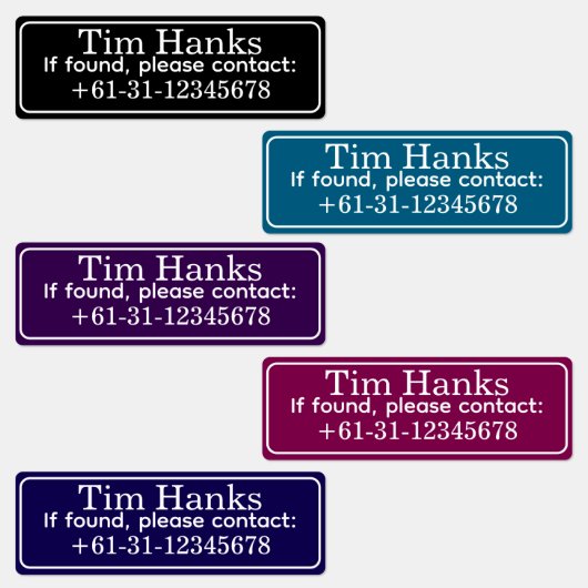 Persoonlijke naamlabels voor golfclubs labels (Groep)