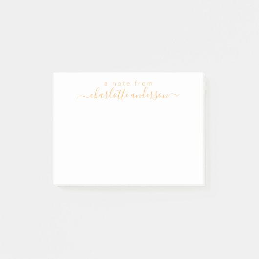 Persoonlijke naamlijsten herinneringen leraar cade post-it® notes (Voorkant)