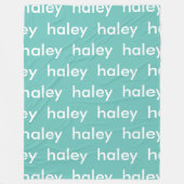 Persoonlijke naamloze kreet voor kinderen fleece deken (Voorkant)