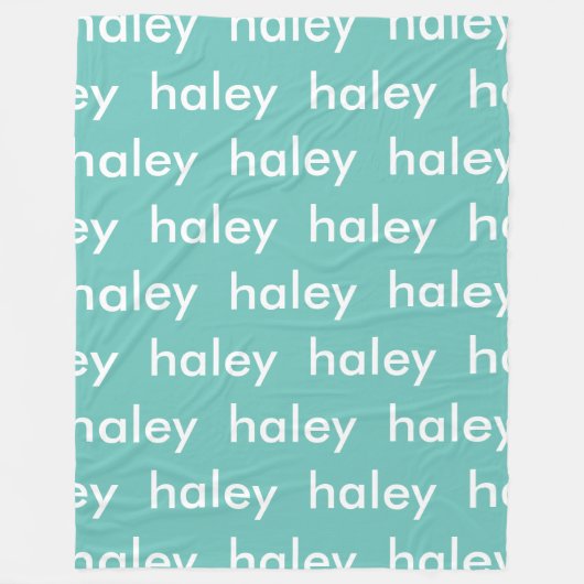 Persoonlijke naamloze kreet voor kinderen fleece deken (Voorkant)