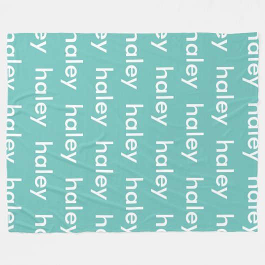 Persoonlijke naamloze kreet voor kinderen fleece deken (Voorkant (Horizontaal))