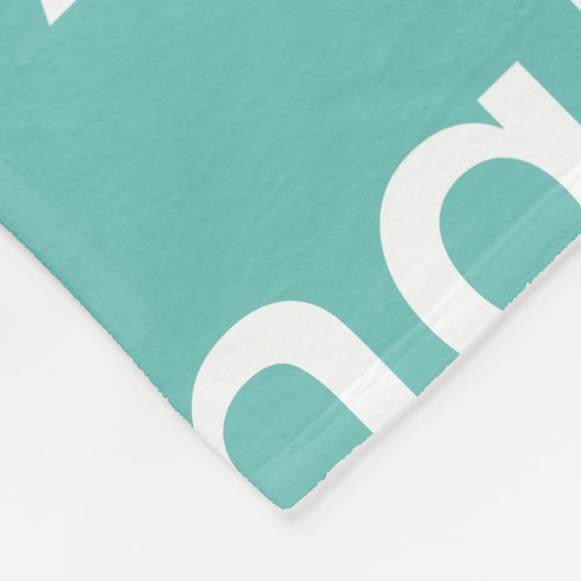 Persoonlijke naamloze kreet voor kinderen fleece deken (Hoek)