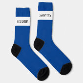 Persoonlijke naammonogram Minimalistisch Sokken (Rechts)