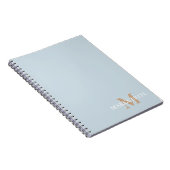 Persoonlijke naammonogram notitieboek (Rechterzijde)