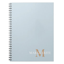 Persoonlijke naammonogram notitieboek