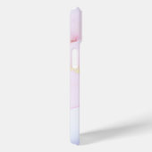 Persoonlijke naammonogram paarse waterverf luxe Case-Mate iPhone case (Achterkant / Rechts)