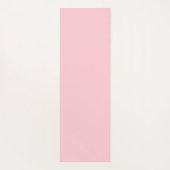 Persoonlijke naammonogram witte roze bloem yogamat (Achterkant)