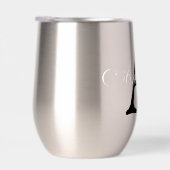 Persoonlijke naammonogram zilver metallic (Rechts)