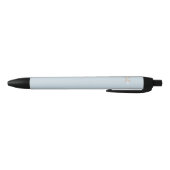 Persoonlijke naammonogram zwarte inkt pen (Bodem)