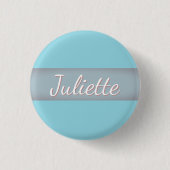 Persoonlijke naamplaatje knop ronde button 3,2 cm (Voorkant)