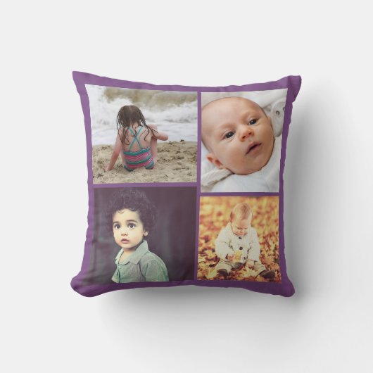 Persoonlijke naamquote en foto kussen (Voorkant)