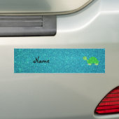 Persoonlijke naamschildpad bumpersticker (Op auto)