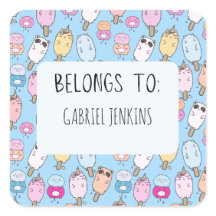 Persoonlijke naamstickers