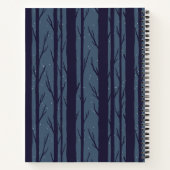 Persoonlijke nachtelijke Bossen Dream Journal Notitieboek (Achterkant)